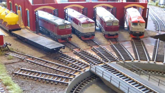 Modelové železniční depo