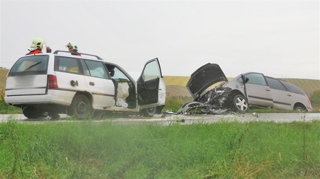 Vn dopravn nehoda na tahu Brno - Uhersk Hradit (31. srpna 2014).