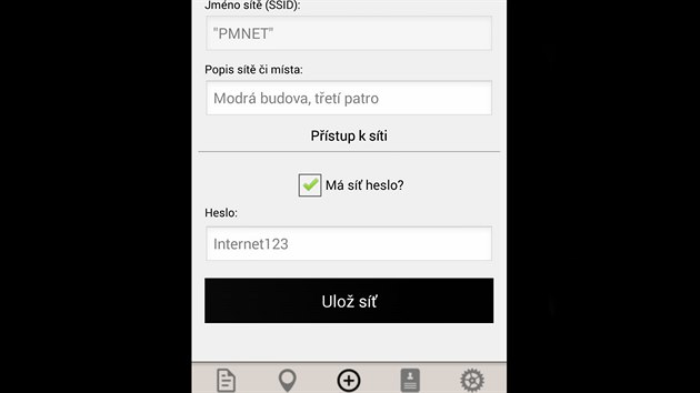 Aplikace Wifič, OS Android