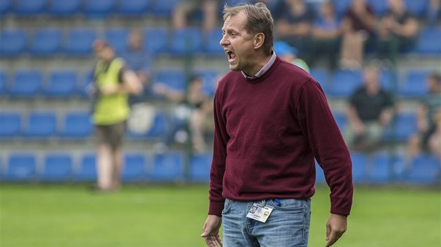 Trenér zlínských fotbalist� Martin Pulpit