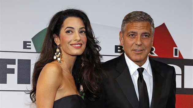 Amal Alamuddinov a George Clooney (Florencie, 7. z 2014)
