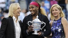 KLUB OSMNÁCTEK. Americká tenistka Serena Williamsová ovládla US Open a ziskem...