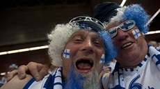 Fanouci finského basketbalového výbru.