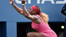 JSEM VE FINÁLE! Serena Williamsová zatíná pěsti v radostném gestu - počtvrté za...