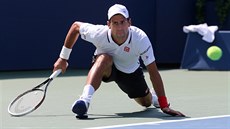 Novak Djokovi bhem semifinále US Open