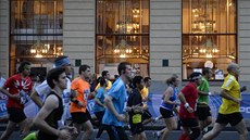 Momentka z mezinárodního b�eckého závodu na 10 km Birell Grand Prix Praha,...
