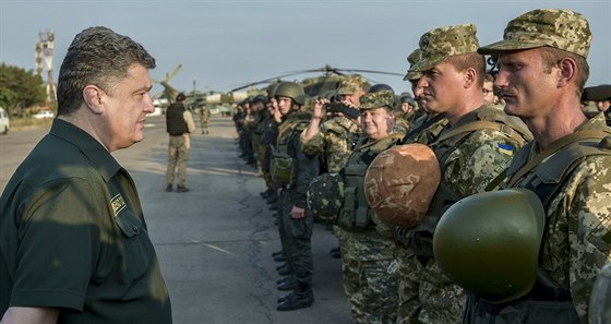 Ukrajinský prezident Petro Poroenko.