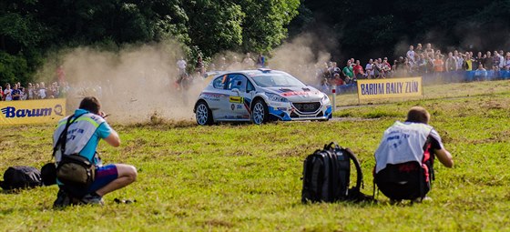 Rychlostní zkouka Sluovice pi Barum Czech Rally Zlín 2014.