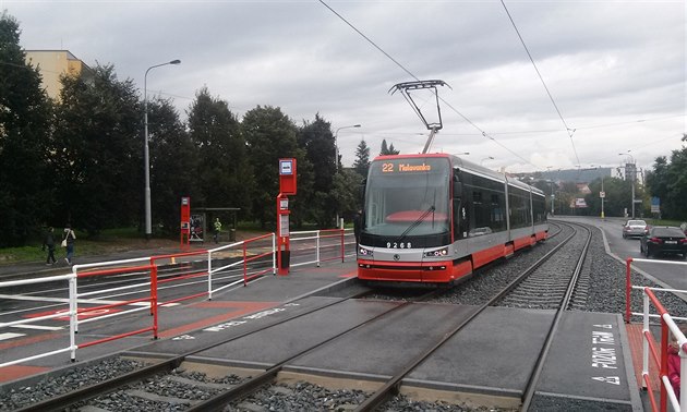 Nová tramvajová tra do Hostivae