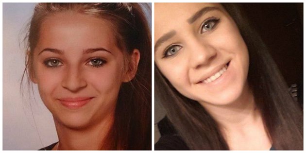 Patnáctiletá Sabina Selimovic (vpravo) a o rok star�í Samra Kesinovic v dubnu...