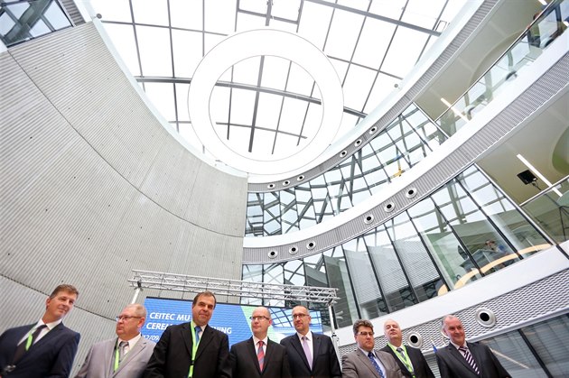 Brn�nské v�decké centrum CEITEC, jeho� vybudování stálo p�ibli�n� p�t miliard...