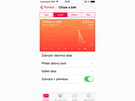 iOS 8 - aplikace Zdraví a detaily o ulé vzdálenosti.