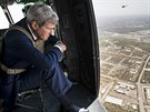 éf americké diplomacie John Kerry pistává v Bagdádu (11. záí 2014)