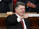 Ukrajinský prezident Petro Poroenko v americkém Kongresu (18. záí 2014)