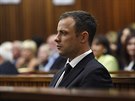 Oscar Pistorius bhem tvrteního tení verdiktu (11. záí)