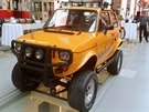 Verze Fiatu 126p s názvem Little Samurai. Technické a dopravní muzeum ve Štětíně