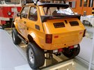 Verze Fiatu 126p s názvem Little Samurai. Technické a dopravní muzeum ve ttín