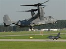 Americk konvertopln CV-22B Osprey na Dnech NATO v Ostrav