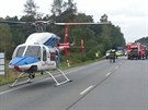 Nehoda autobusu u Plané nad Lunicí. (10. záí)