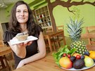 Osmadvacetiletá majitelka brnnské vitariánské restaurace Kiwi Raw Food Jana...