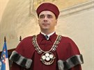 Inaugurace novho rektora Vysok koly polytechnick v Jihlav Vclava Bi.
