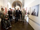 Prezident Milo Zeman navtívil 16. záí na Praském hrad výstavu Tváe