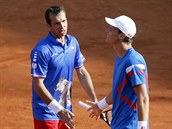 PROHRLI. et tenist Radek tpnek (vlevo) a Tom Berdych prohrli ve...