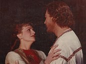 Vra Heroldov v roce 1955 jako Milada ve filmov adaptaci Smetanovy opery...
