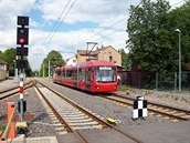 Vlakotramvaj v německé spolkové republice Bádensko-Württembersko.