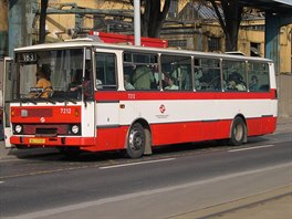 Autobusy typu B731 vozily Praany mstskou dopravou od roku 1982