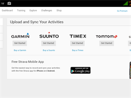 Monosti synchronizace vaich zazen s webem strava.com