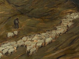Martin Benka, Krajina se stádem ovcí