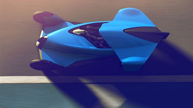 Studie sportovnho vozu Bugatti od nmeckho studenta Henryho von Freyberga