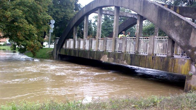 Rozvodnn Jeviovka v nedli 14. z ve Vrovicch