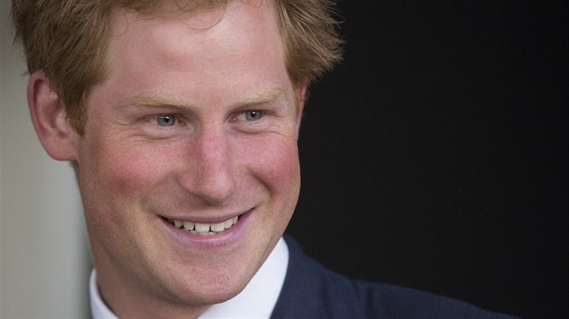 Princ Harry, celým jménem Jeho královská Výsost princ Henry z Walesu (Londýn, 10. září 2014)
