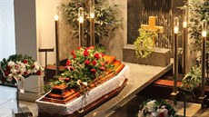 HLINKV POHEB. Poslední rozlouení s bývalým hokejistou Miroslavem Hlinkou,...