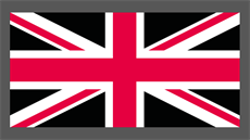 Britská vlajka bez skotské modré