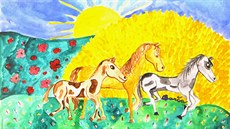 Dvanáctiletá Barbora Sedláková dokazuje, e i s neuropatií se dá malovat.