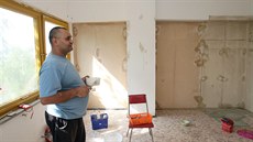 Jeden z obyvatel� p�erovské ubytovny.