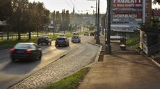 Rokycanská t�ída v Plzni.