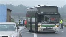 sráka kon s autobusem na 12,5 km ve smru na Strakonice
