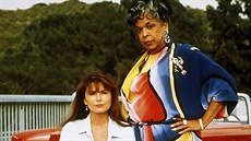 Roma Downey a Della Reese v seriálu Dotek andla (1994)