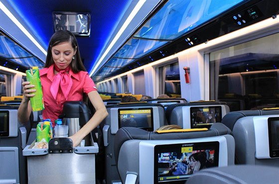 RegioJet nabídne sedaky se zabudovanou televizí.