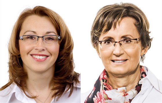 Ivana Cabrnochová ze Strany zelených (vlevo) a Jana Duková z hnutí ANO