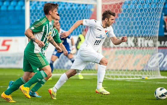 Momentka z duelu Ostrava - Bohemians 1905