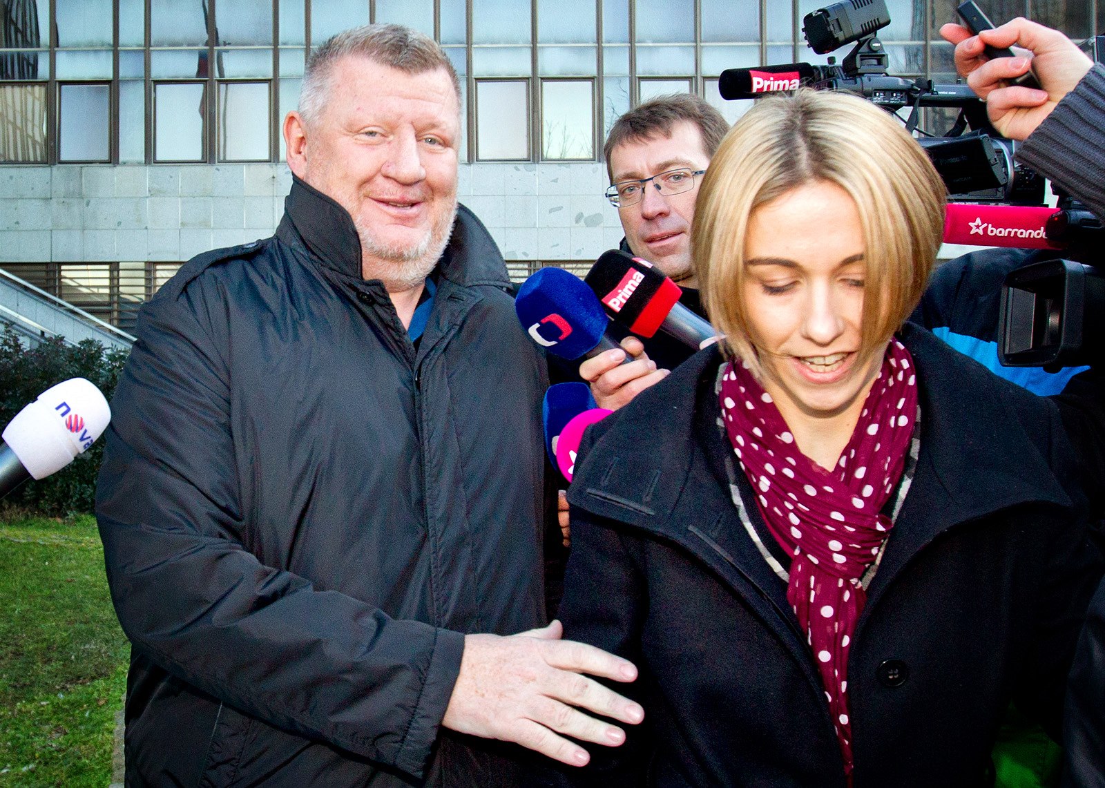 Lobbista Ivo Rittig a právni�ka Karolína Babáková na snímku z 14. února 2014.