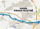 Rychlodráha mezi pražským Veleslavínem a Kladnem