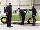 Historické modely aut obdivovali návtvníci bhem oslav 80. výroí automobilky...
