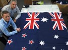 Novozélandskou vlajku si lidé ze severní polokoule asto pletou s tou