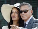 Manelé George Clooney a Amal Alamuddinová